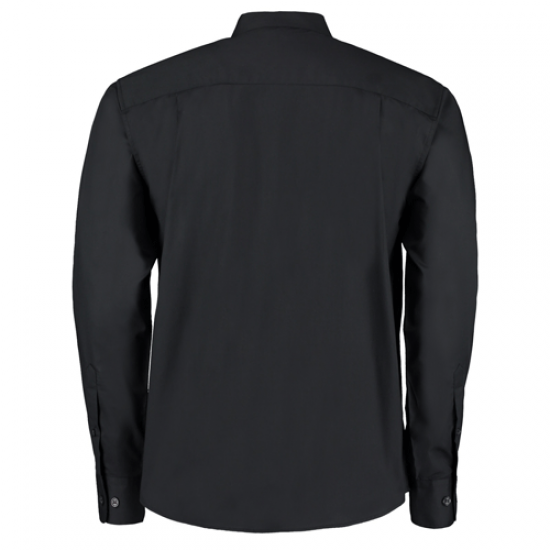 Men's Mandarin Collar Bar Shirt Long Sleeve