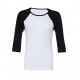 Women's Baby Rib 3/4 Sleeve Contrast T-Shirt