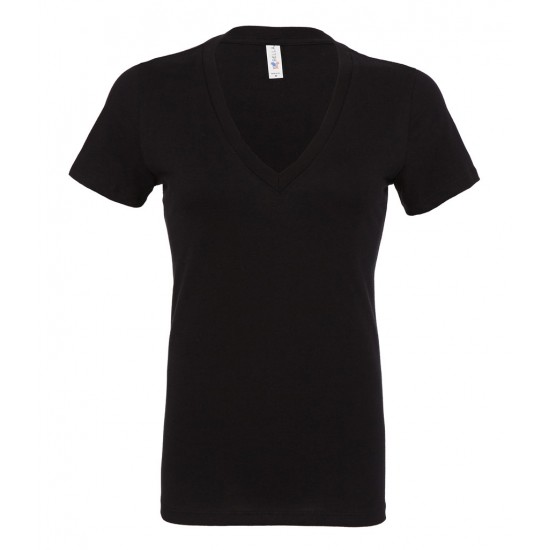 Women's Jersey Deep V Neck T-Shirt