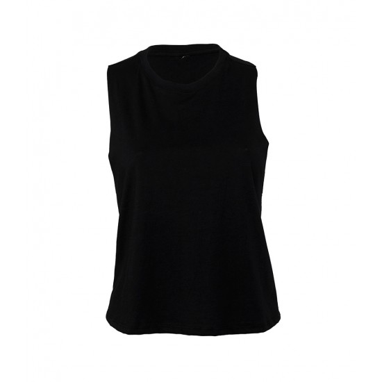 Women's Racer Back Cropped Tank Top