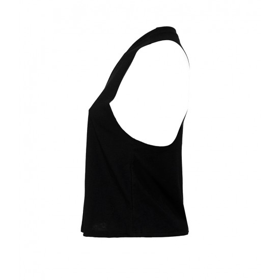 Women's Racer Back Cropped Tank Top