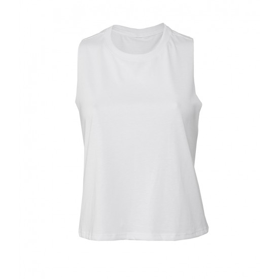 Women's Racer Back Cropped Tank Top