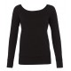 Women's Tri-Blend Sponge Fleece Wide Neck Sweatshirt