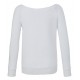 Women's Tri-Blend Sponge Fleece Wide Neck Sweatshirt