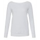 Women's Tri-Blend Sponge Fleece Wide Neck Sweatshirt