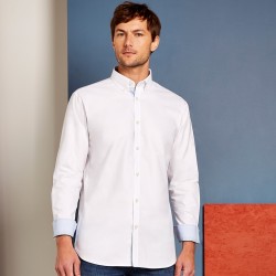 Men's Contrast Cotton Shirt