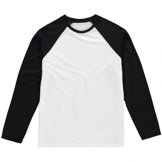 Men's Sublimation Baseball T-Shirt - Long Sleeve