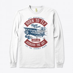 Born To Fly Printed Graphic Sweatshirt