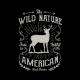 Wildlife Nature American Hunter Printed Graphic T-Shirt